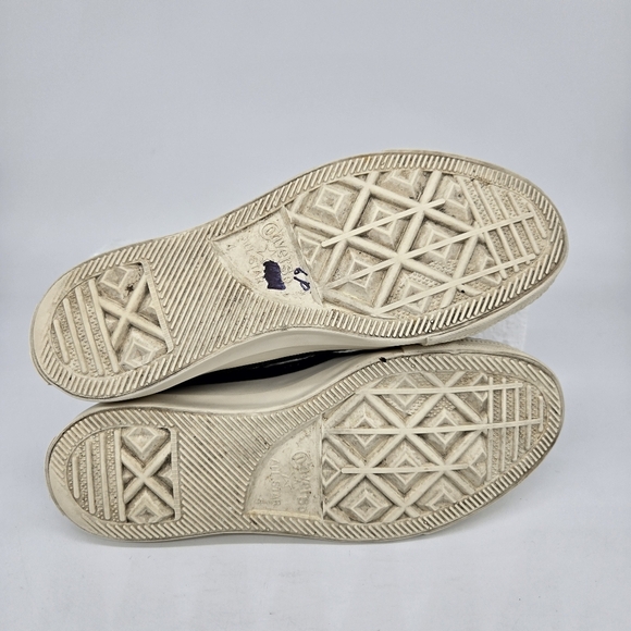 Comme des Garcons x Converse Chuck Taylor All Star Hi Black Shoes Women's Size 6 - Picture 7 of 8